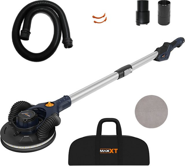 MAXXT Orbitalschleifer für Trockenbau, bürstenloser elektrischer Wandschleifer mit 180 Grad faltbarem Kopf, 400W, Schwarz - Bild 1