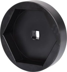KS Tools Achsmuttern-Schlüssel 1 Zoll, 6-kant, kurz, schwarz, Stahl, Länge: 165 mm - Bild 1