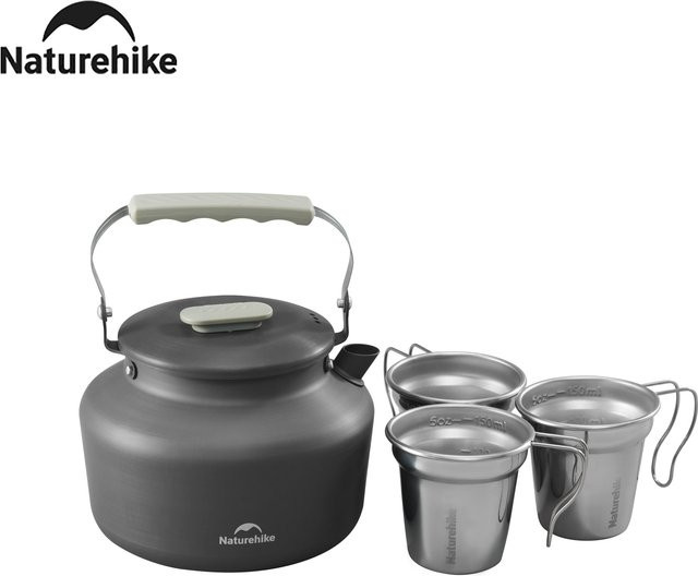 Naturehike Camping-Wasserkocher-Set mit 4,5 l Kapazität für Outdoor und Reise - Bild 1