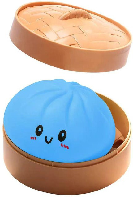 Squishy Knödel TPR Stressabbau Fidget Spielzeug, blau - Bild 1