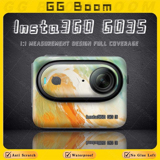 Insta360 Shadow Stone Schutzfolie für GO 3 und GO 3S Sportkameras in Grau und Multicolour - Bild 1