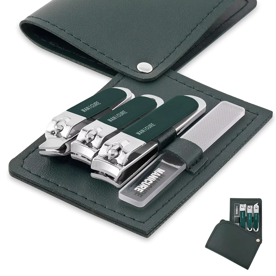 Maniküre-Set, 4-teilig, Edelstahl, glänzend, Unisex - Bild 2