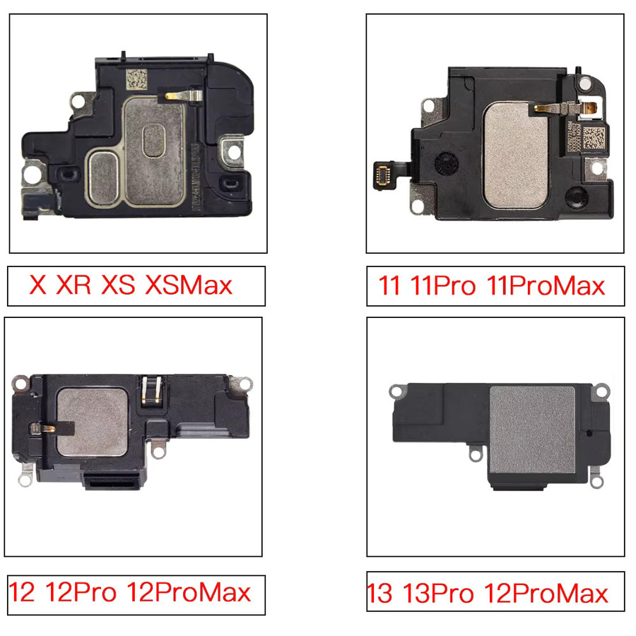 Apple Ersatz-Lautsprechereinheit für iPhone X XR XS 11 12 13 Pro Max in Schwarz - Bild 2