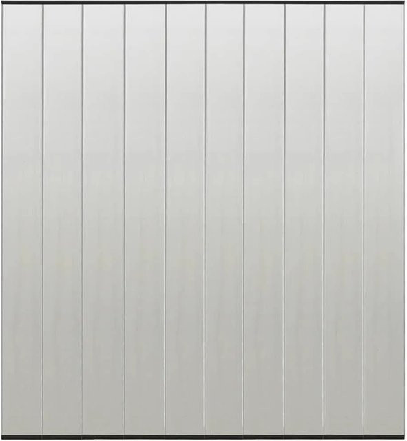 vidaXL Insektenschutz Netzvorhang für Türen aus Polyester, 10-teiliges Set, Schwarz, B: 240 cm, H: 240 cm - Bild 1