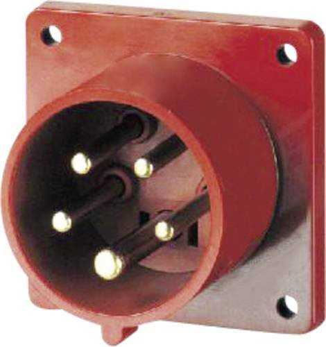 AS Schwabe CEE Anbaustecker 16A 400V Rot IP44 mit Schraubanschluss - Bild 1
