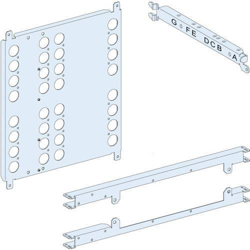 Schneider Electric LVS03458 PrismaSeT-P Montageplatte in Weiß - Bild 1