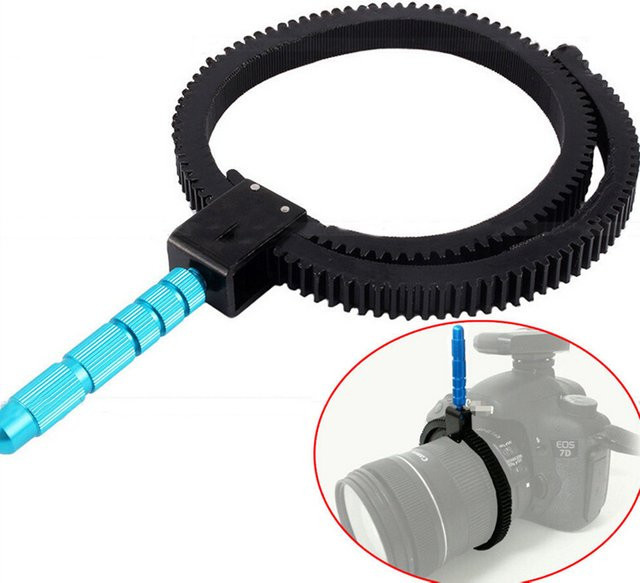 SD&HI Flexibler Getrieberinggürtel mit Handgriff für DSLR-Kameras und Follow-Focus-Zoomobjektive - Bild 1