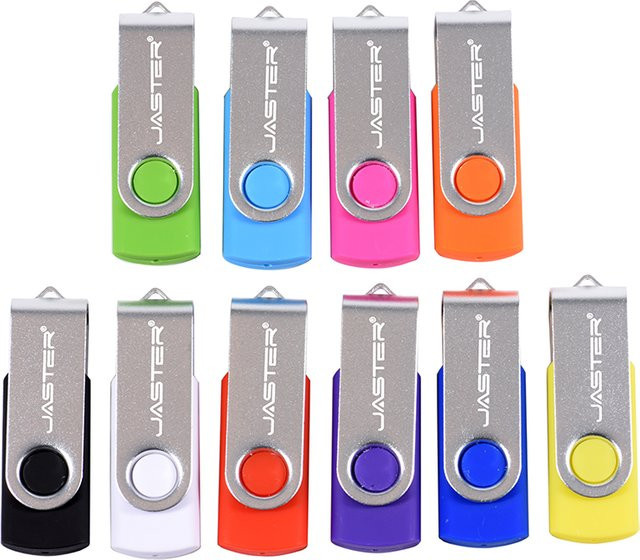 JASTER USB-Flash-Laufwerk USB-A Memory-Stick in Blau oder Mehrfarbig - Bild 1