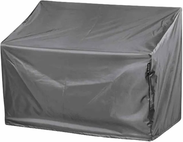 Aerocover Schutzhülle für Gartenbank in Anthrazit, wasserabweisend aus Ripstop-Polyester, B: 130 cm, T: 75 cm, H: 65-85 cm - Bild 1