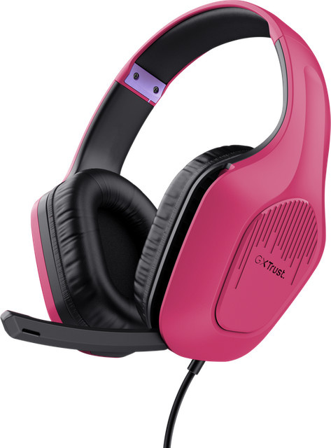 Trust Gaming GXT 415 Zirox Over-Ear Gaming-Headset in Pink mit 3,5 mm Klinkenanschluss - Bild 1