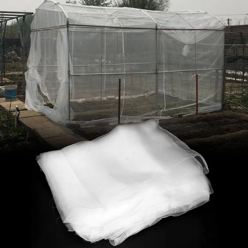 TOMTOP JMS Insektenschutznetz aus Nylon für den Gemüsegarten, Weiß, 10 m - Bild 2