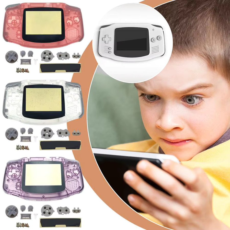 Nintendo Game Boy Advance Ersatzgehäuse in Blau für Retro-Konsolen Reparatur und Schutz - Bild 4