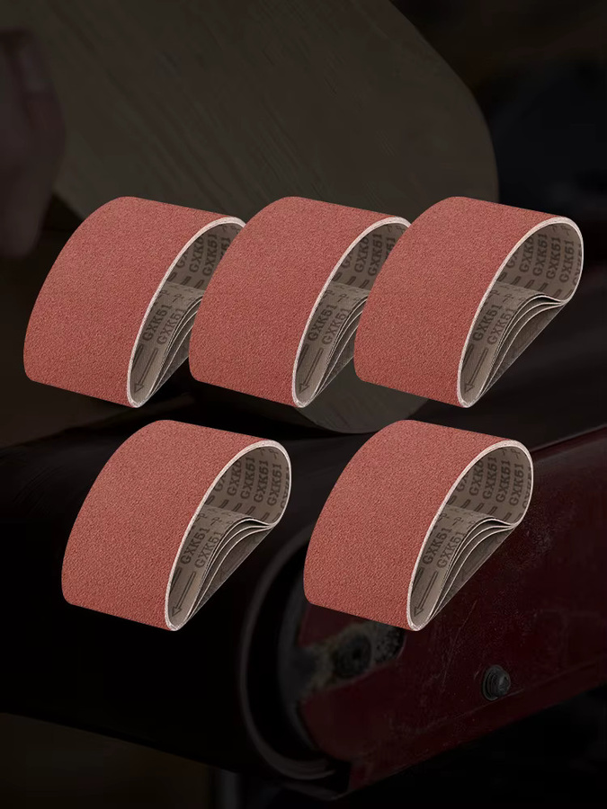 XCAN Schleifbänder Set für Metall zum Polieren und Rostentfernen, 5 Stück, B: 100 mm, L: 610 mm, verschiedene Körnungen - Bild 7