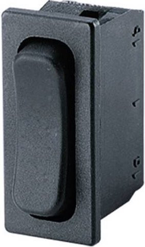 Marquardt 1838.1502 Wippschalter Ein/Aus/Ein Schwarz IP40 250 V/AC 6A rastend - Bild 1