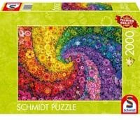 Schmidt Spiele Puzzle Kunterbunter Blütenwirbel in Bunt / Mehrfarbig - Bild 1