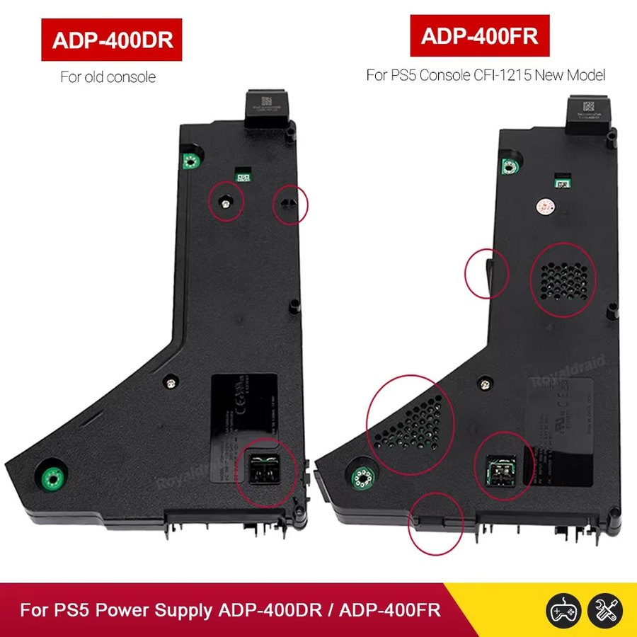 HeroAngel Internes Netzteil ADP-400DR ADP-400FR ADP-400ER für PS5 PlayStation in Schwarz - Bild 2