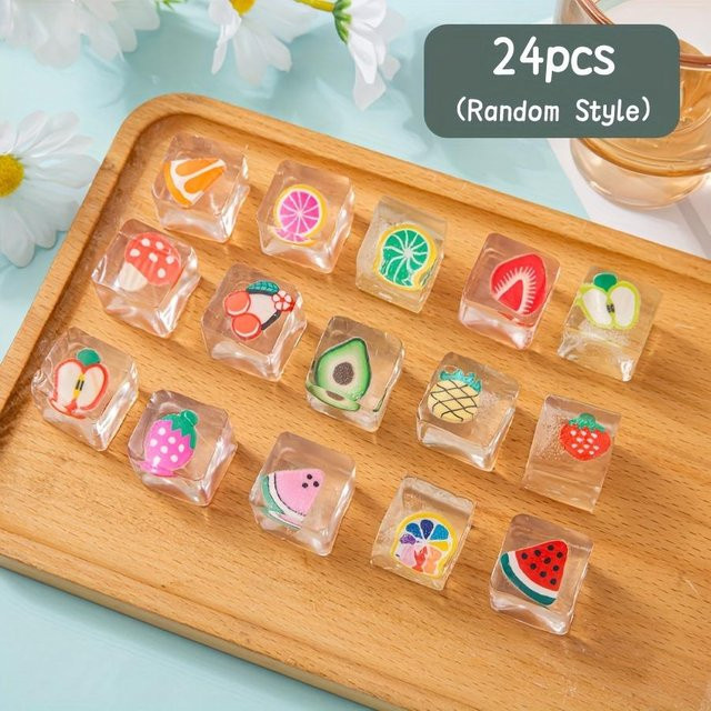 Yiran toy Kawaii Obst Eiswürfel Knetbare Quetschspielzeuge - Bild 1