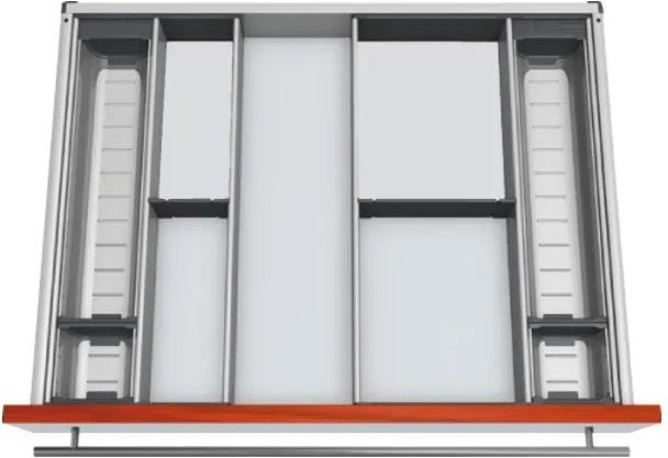 Blum Besteckeinsatz Orga-Line Facheinteilungs-Set Grau für Korpusbreite 700-799 mm und Nennlänge 500 mm - Bild 1