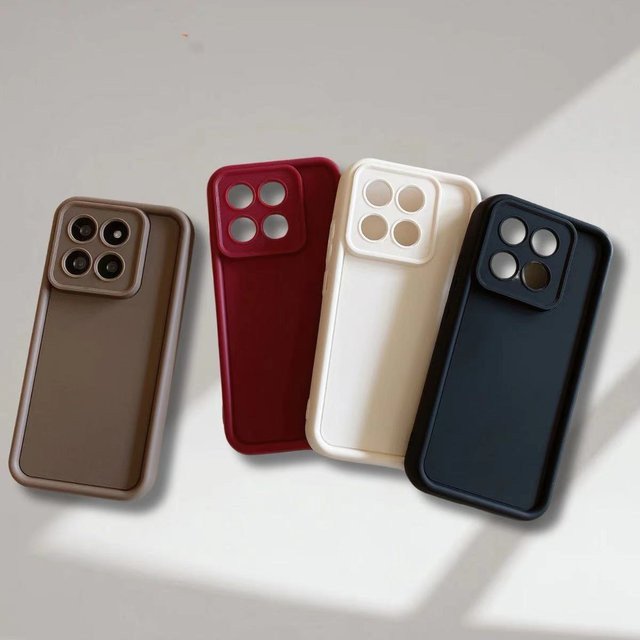 Modische Silikon-Handyhülle für Motorola G15 G75 G85 G04 G10 G20 G22 G24 G30 G34 G53 G54 G64 G84 in Schwarz - Bild 1
