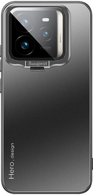 Realme GT 7 Pro Handyhülle mit Linsenschutz und Halterung in Schwarz - Bild 1