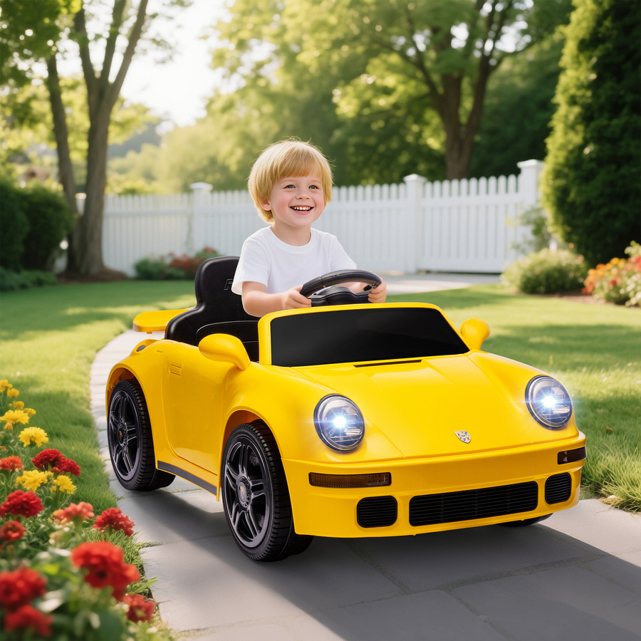 AIYAPLAY Kinder Elektroauto, Gelb, ab 3 Jahre - Bild 2