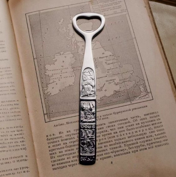 Exquisiter Luxus-Flaschenöffner aus Edelstahl in Herzform, Farbe Silber - Bild 1