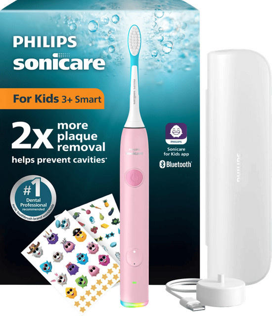 Philips Sonicare For Kids 3+ Zahnbürste, Rosa - Bild 1
