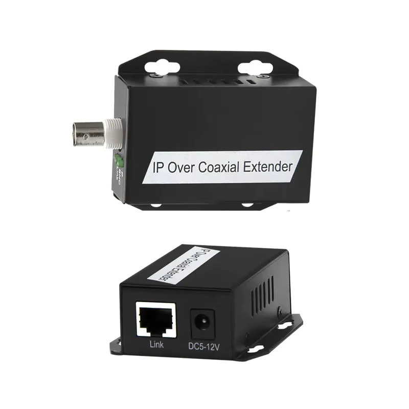 TITAK IP-Netzwerk-zu-Koaxial-Extender RJ45 Ethernet LAN Konverter für CCTV-Kameras in Schwarz - Bild 5