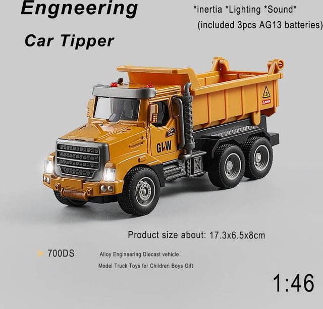 Linyi toy car Bau Modell Ingenieurfahrzeug, 1:46, ab 3 Jahre - Bild 1