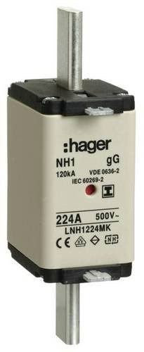 Hager NH-Sicherung LNH1224MK 224A, 3 Stück, Weiß - Bild 1