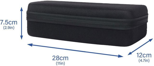 Stoßfeste Aufbewahrungstasche für Elektro-Fahrrad-Ladegeräte in Schwarz als Outdoor-Reisetasche für E-Bikes - Bild 1
