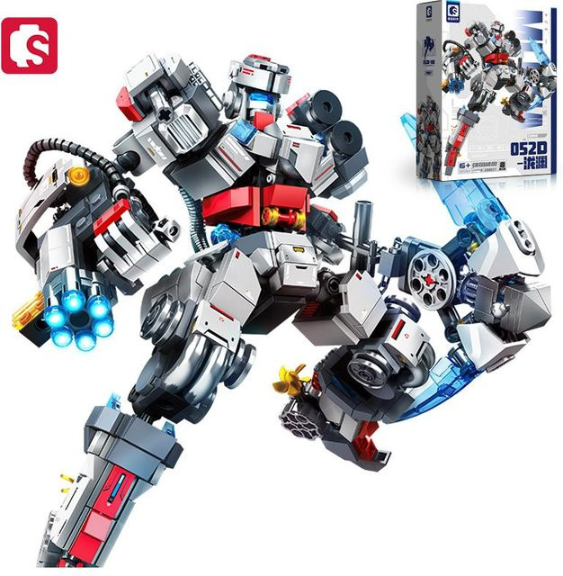 SEMBO BLOCK Kombinierbarer Verwandlungs-Mecha-Roboter, Baustein-Sets, ab 6 Jahren - Bild 1