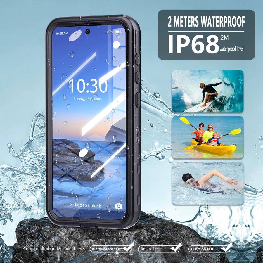 Wasserdichte Handyhülle für Samsung Galaxy A36 A56 A26 A16, transparente Anti-Drop All-Inclusive Schutzhülle, tauchfähig bis 2 Meter - Bild 2