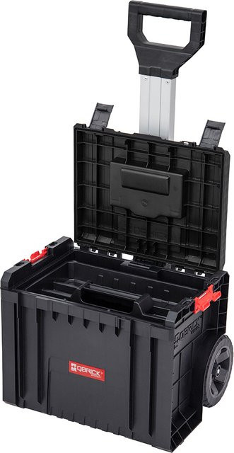 Qbrick System Werkzeugtrolley PRO Cart in Schwarz mit Teleskopgriff und Rollen - Bild 1