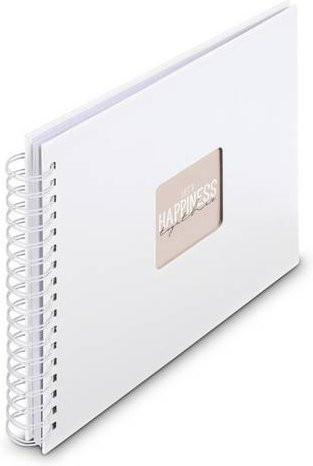 Hama Fine Art Spiralalbum Weiß mit 50 Seiten, Breite: 28 cm, Höhe: 24 cm - Bild 1