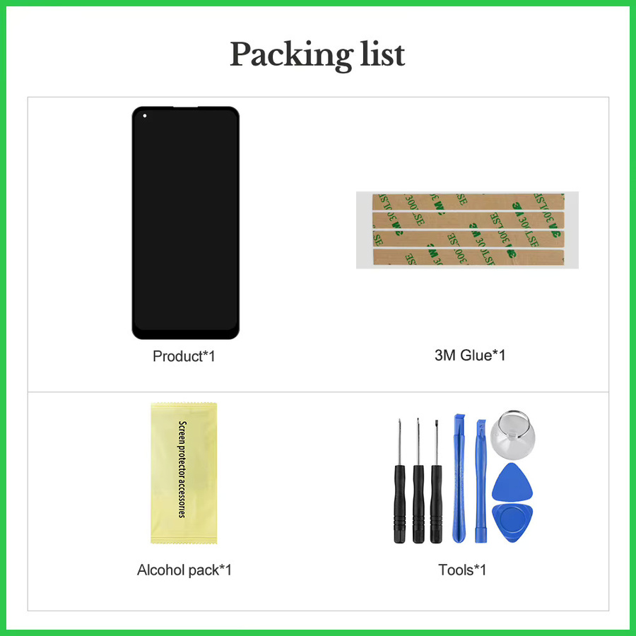 OPPO F7 LCD Display Touchscreen Digitizer Montage Ersatz mit Rahmen in Schwarz für 6.23 Zoll - Bild 5