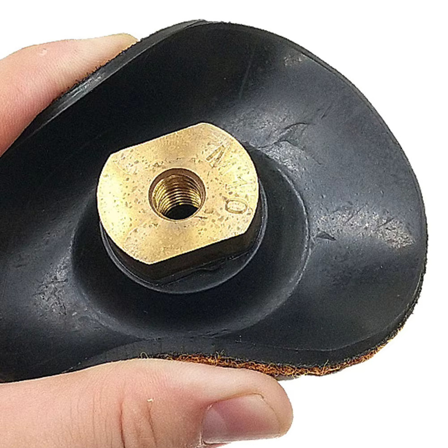 Vibratite Gummi Stützteller für Winkelschleifer in Schwarz zur Unterstützung von Schleifscheiben und Schleifpapier - Bild 3