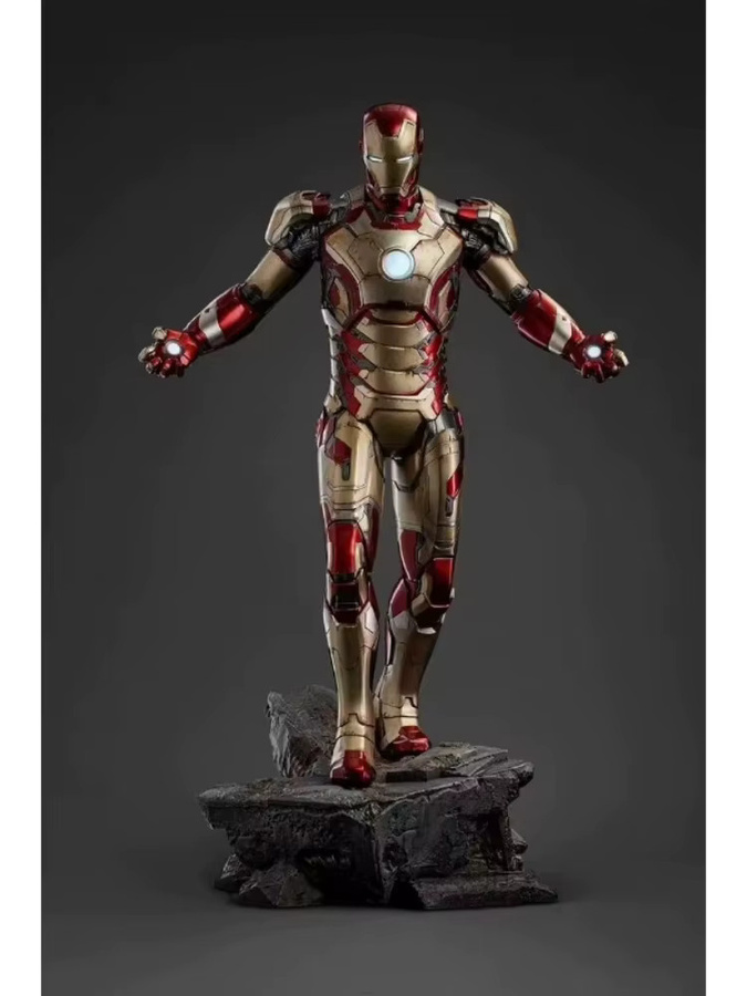 Hot Toys Marvel Iron Man Figur, mit Leuchtfunktion, Harz, ab 14 Jahren - Bild 4