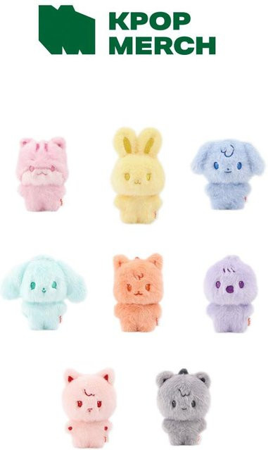 ATEEZ ANITEEZ IN COLOR Farbe TINY ANITEEZ Puppe DDEONGbyeoli white, Weiß - Bild 1