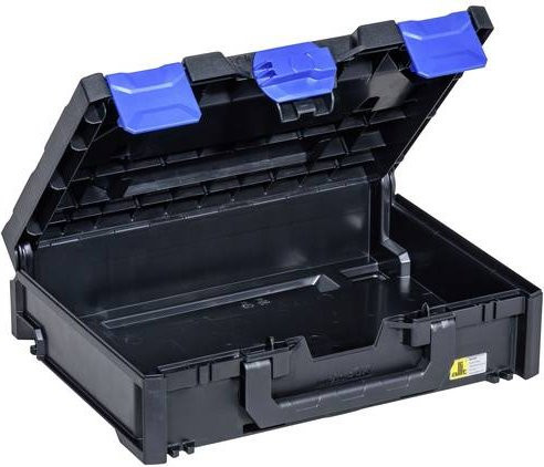 Allit EuroPlus MetaBox 118 454410 Werkzeugkoffer unbestückt, Schwarz, B/T/H: 29,6 x 39,6 x 11,8 cm - Bild 1