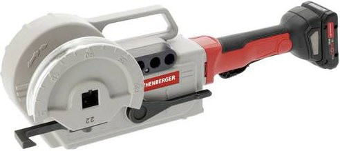 Rothenberger Rohrbiegegerät ROBEND 4000 E Set AMPShare in Grau für 12-14-16-18-22-28 mm - Bild 1