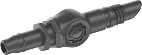 Gardena Micro-Drip-System Quick Coupling Verbinder 4,6 mm, 10 Stück, Anthrazit - Bild 1