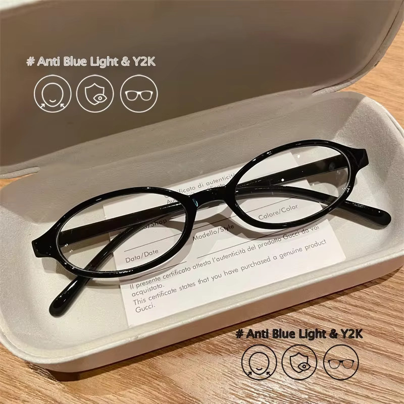 MOYOKA Korrektionsbrille, Oval, Vollrand, Kunststoff, Damen, Blaulichtfilter - Bild 2