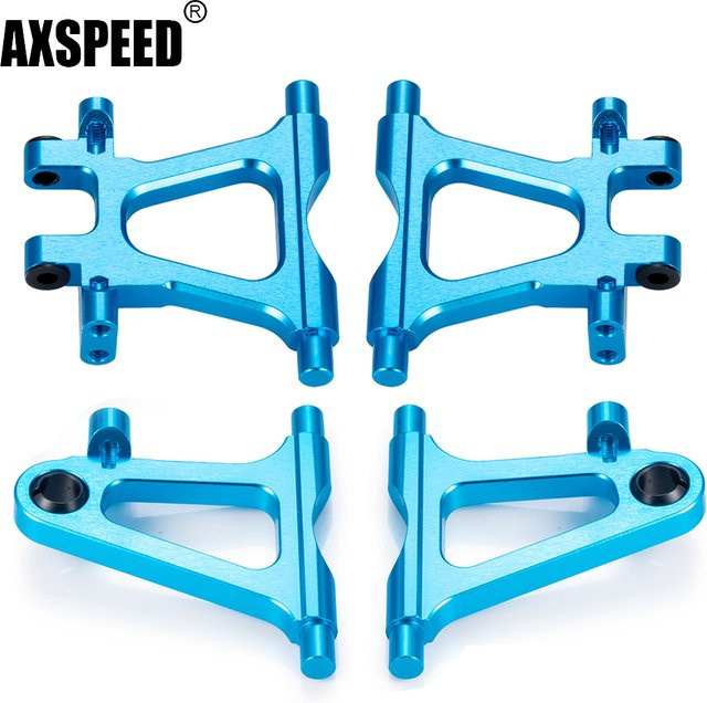 AXSPEED Aluminiumlegierung vorne/hinten untere Schwinge, Blau, Zubehör - Bild 1