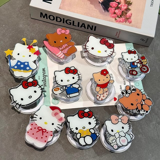 Sanrio Hello Kitty Magnethalter für MagSafe Telefonhalterung, faltbarer Desktop-Telefonhalter in Multicolour - Bild 1