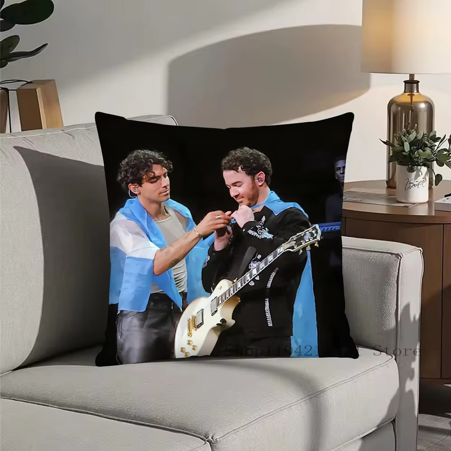 B-BROTHERS Kissenbezug J-JONAS-s Cool Band quadratisch für Sofa und Wohnzimmer - Bild 3