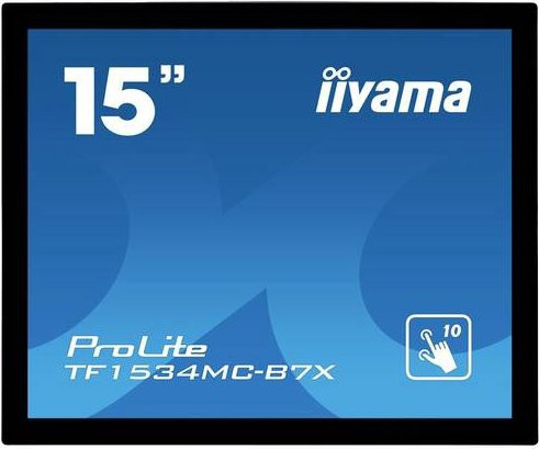 Iiyama ProLite TF1534MC-B7X LED-Monitor, 38,1 cm (15 Zoll), Schwarz, TN-Panel, 1024 x 768 Pixel, 4:3, DisplayPort, HDMI, VGA - Bild 1