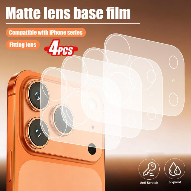 NNBILI Schutzfolie für iPhone 17 Pro Max Air, transparente Faser-Hohl-Linsen-Chassis-Folie für HD oder matte Linsen, 3-5 Stück - Bild 1