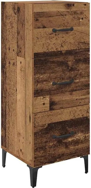 vidaXL Sideboard Altholz modern braun B/T/H: 34,5 x 34 x 90 cm - Bild 1