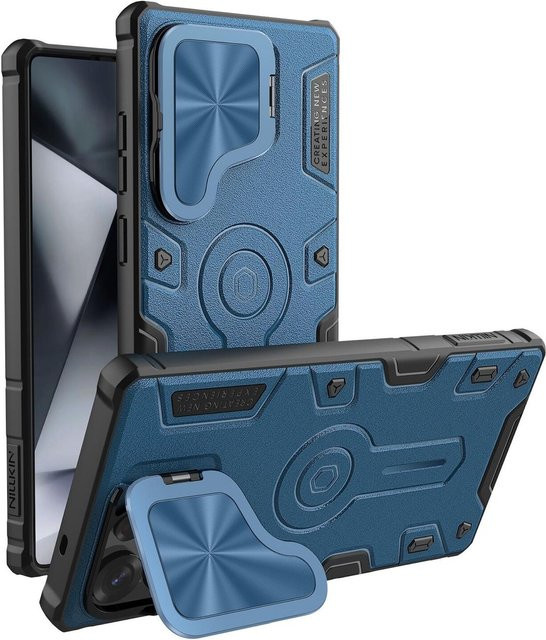 Black Rhino Kamera Shield MagSafe PC Hülle für Samsung Galaxy S25 Ultra 5G in Blau und Schwarz - Bild 1